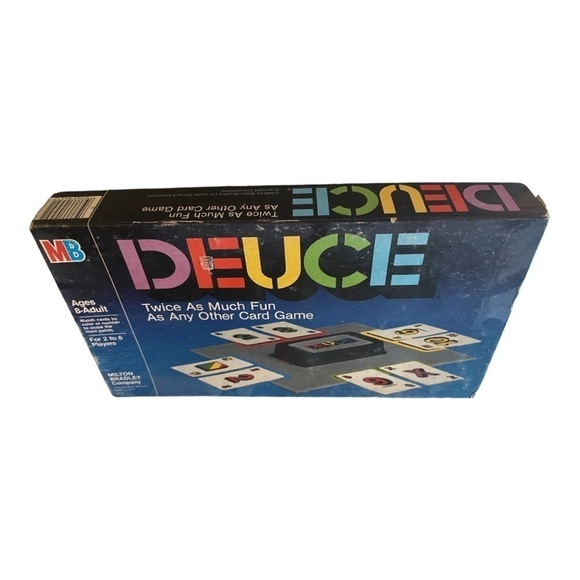 VINTAGE 1985 DEUCE Milton Bradley board game - Picture 3 of 9